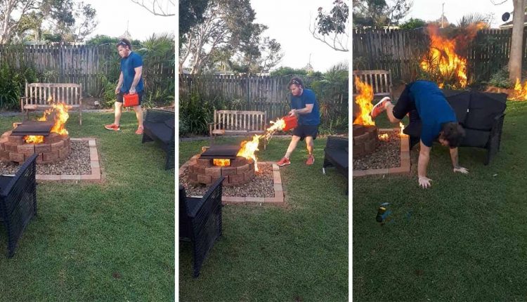 Man Accidentally Sets Fire To Garden Trying To Kill Bug