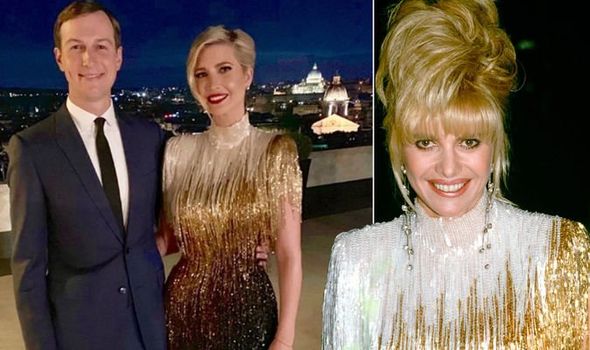 Ivanka Trump stuns in a Bob Mackie dress 28 YEARS after her mom Ivana first wore the look