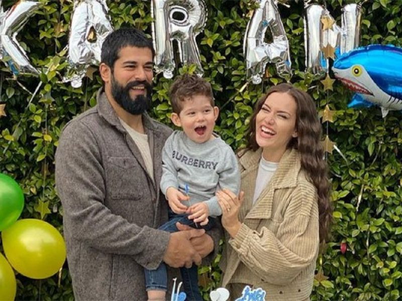 Burak Ozcivit, wife Fahriye Evcen share glimpse of son Karans 2nd birthday