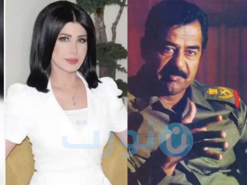 صدام حسين وسميرة عبدالله